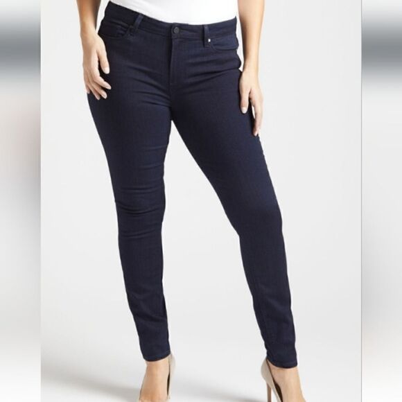 Paige Verdugo Ultra Skinny mid rise full length jeans  Marlais wash size 24 NWT - Picture 1 of 4